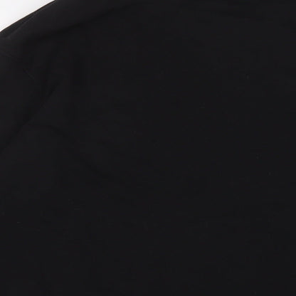 H&M Womens Black Cotton Pullover Sweatshirt Size L Pullover