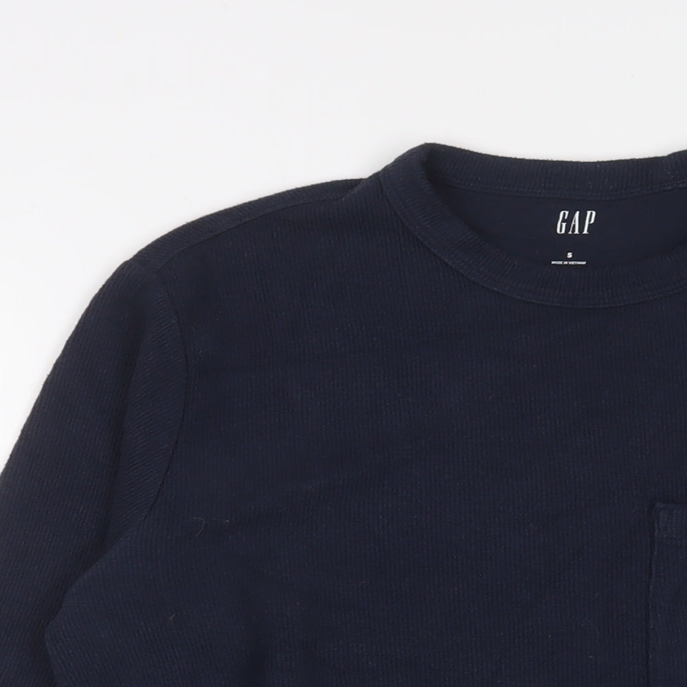 Gap Mens Blue Cotton Pullover Sweatshirt Size S