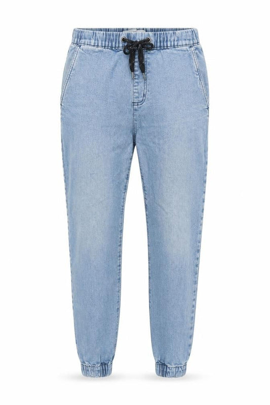 Drake Mens Blue Cotton Blend Tapered Jeans Size 30 in L27 in Regular Tie