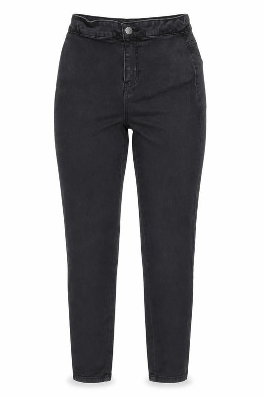 TU Womens Grey Cotton Blend Tapered Jeans Size 10 L27 in Regular Zip