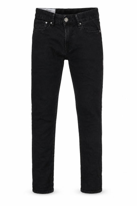 Slim & Denim Mens Black Cotton Blend Tapered Jeans Size 29 in L28 in Regular Zip