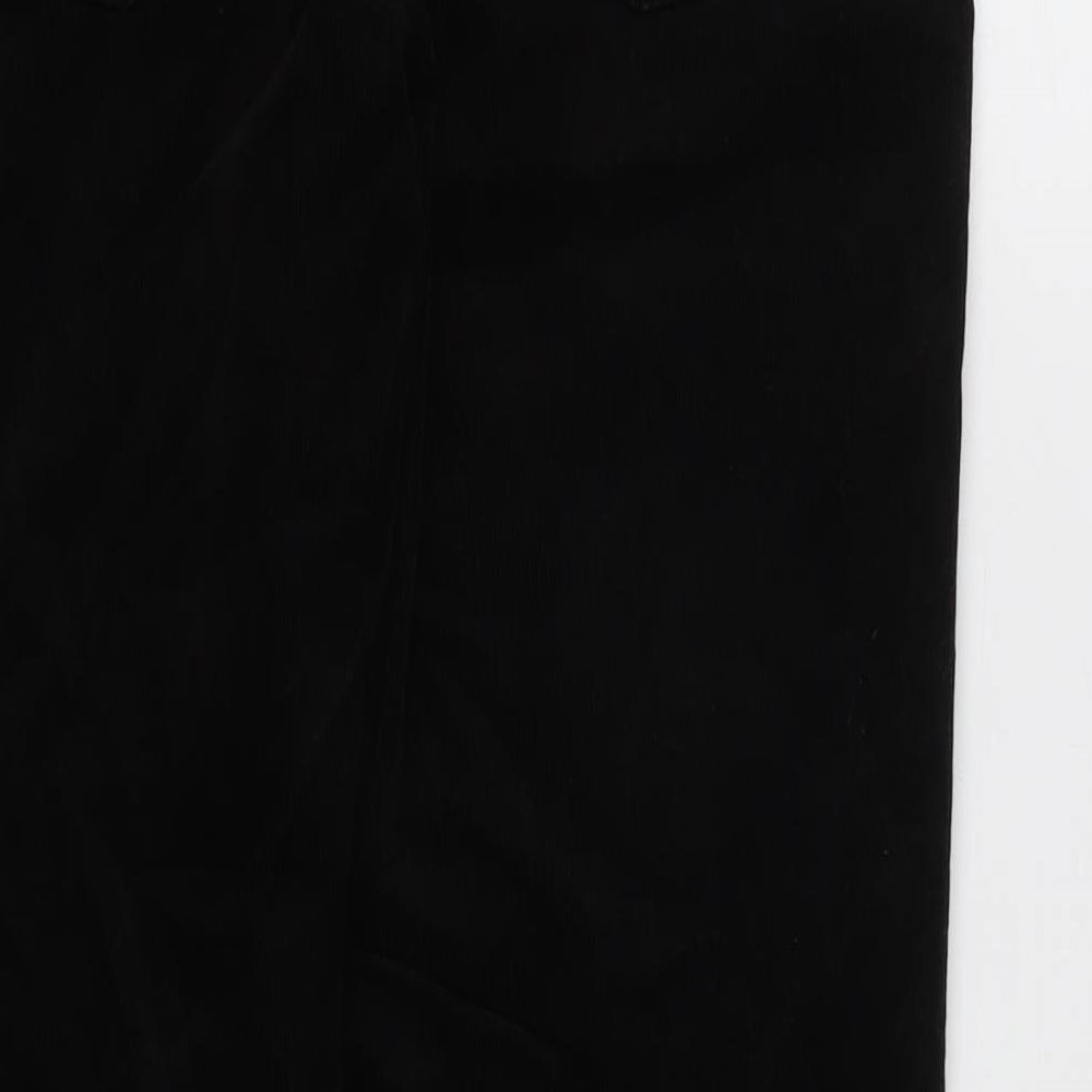 J Brand Womens Black Cotton Trousers Size 34 in L27 in Regular Zip - Side zips. to legs