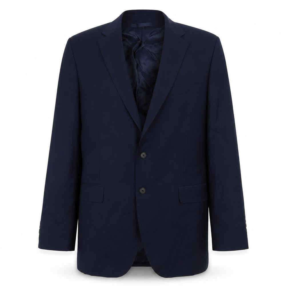 Marks & Spencer Mens Black Polyester Jacket Suit Jacket Size 44 Regular