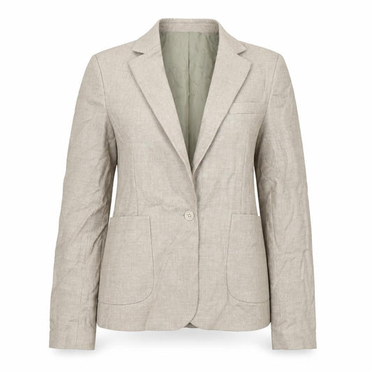 Kloth Womens Beige Jacket Blazer Size M Button