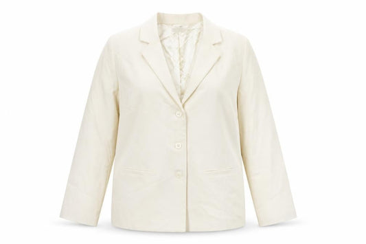 Damart Womens Ivory Jacket Blazer Size 18 Button