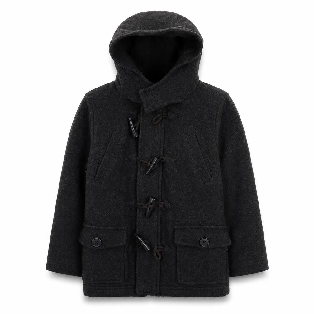 Duck & Dodge Boys Grey Pea Coat Coat Size 5 Years Zip