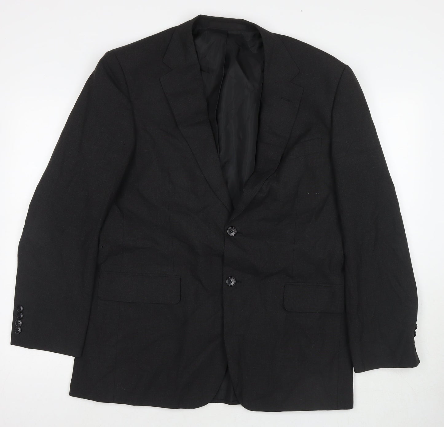 Marks and Spencer Mens Grey Polyester Jacket Suit Jacket Size 40 Regular