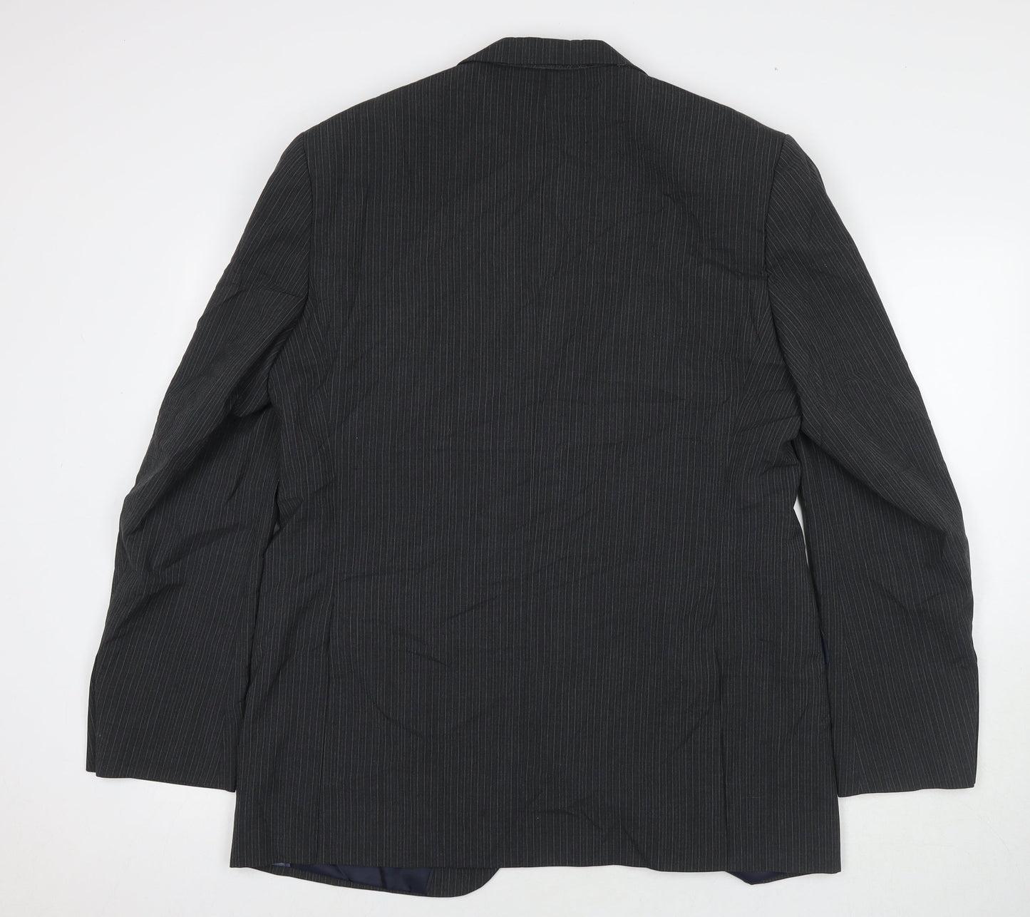 Marks and Spencer Mens Grey Viscose Jacket Suit Jacket Size 46 Regular