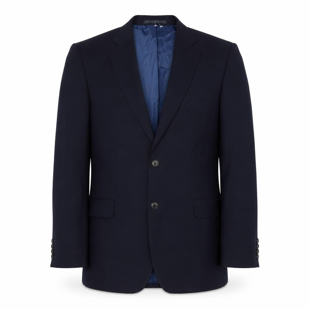 Marks & Spencer Mens Blue Wool Jacket Suit Jacket Size 42 Regular