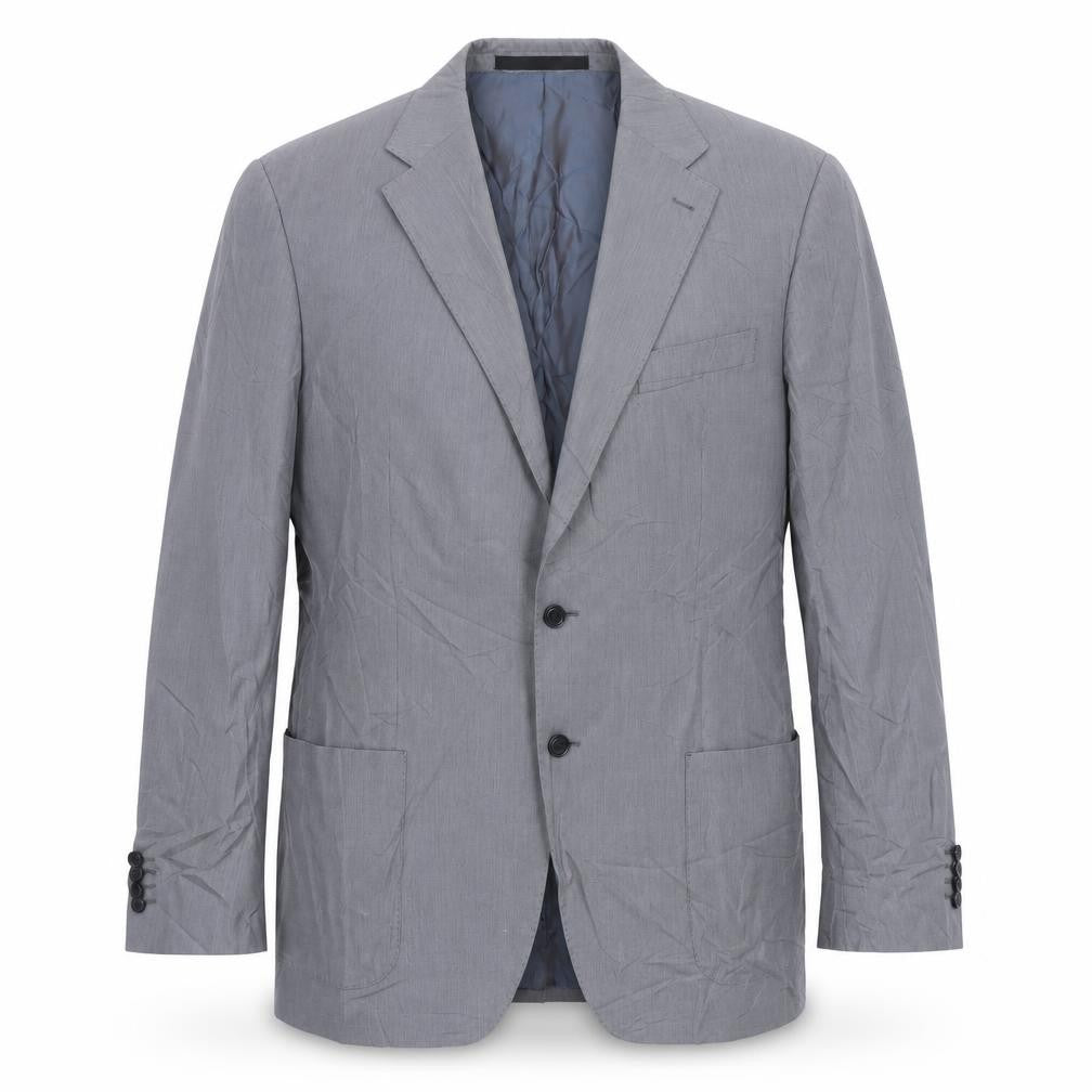 Marks & Spencer Mens Grey Cotton Jacket Suit Jacket Size 44 Regular