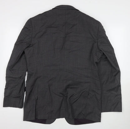 Marks & Spencer Mens Grey Wool Jacket Suit Jacket Size 42 Regular