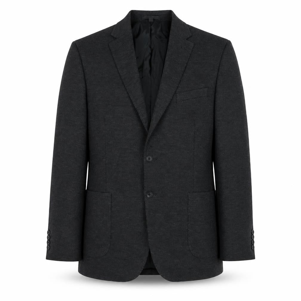 Marks & Spencer Mens Grey Polyamide Jacket Suit Jacket Size 44 Regular