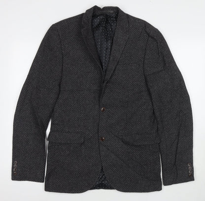 Next Mens Grey Wool Jacket Suit Jacket Size 38 Regular