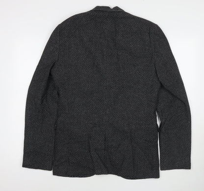Next Mens Grey Wool Jacket Suit Jacket Size 38 Regular