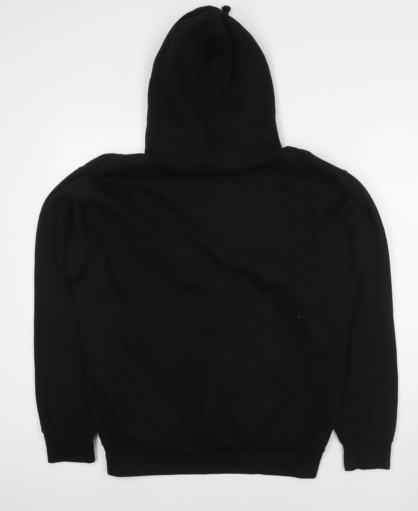 Stranger Things Womens Black Cotton Pullover Hoodie Size M Pullover - Logo