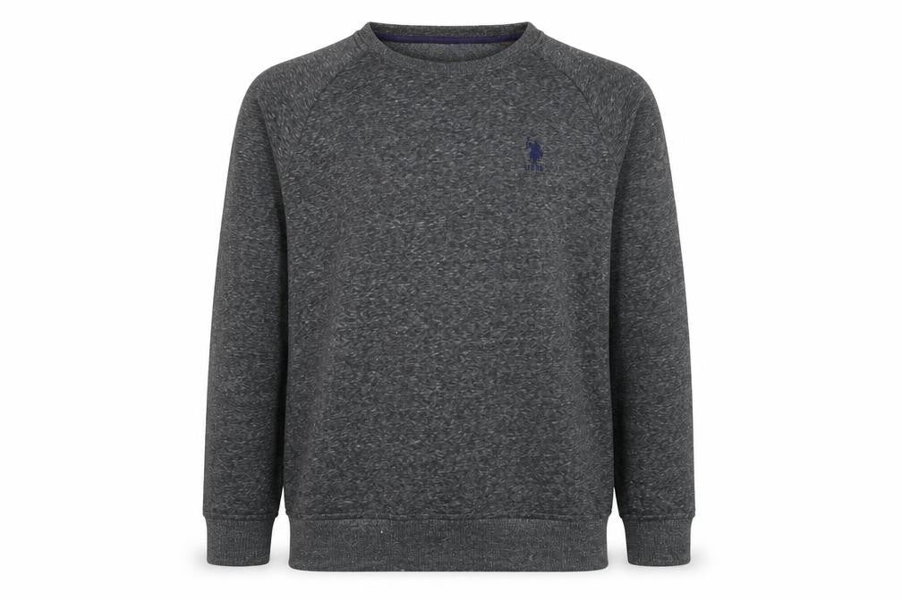 US Polo Assn. Mens Grey Cotton Pullover Sweatshirt Size XS
