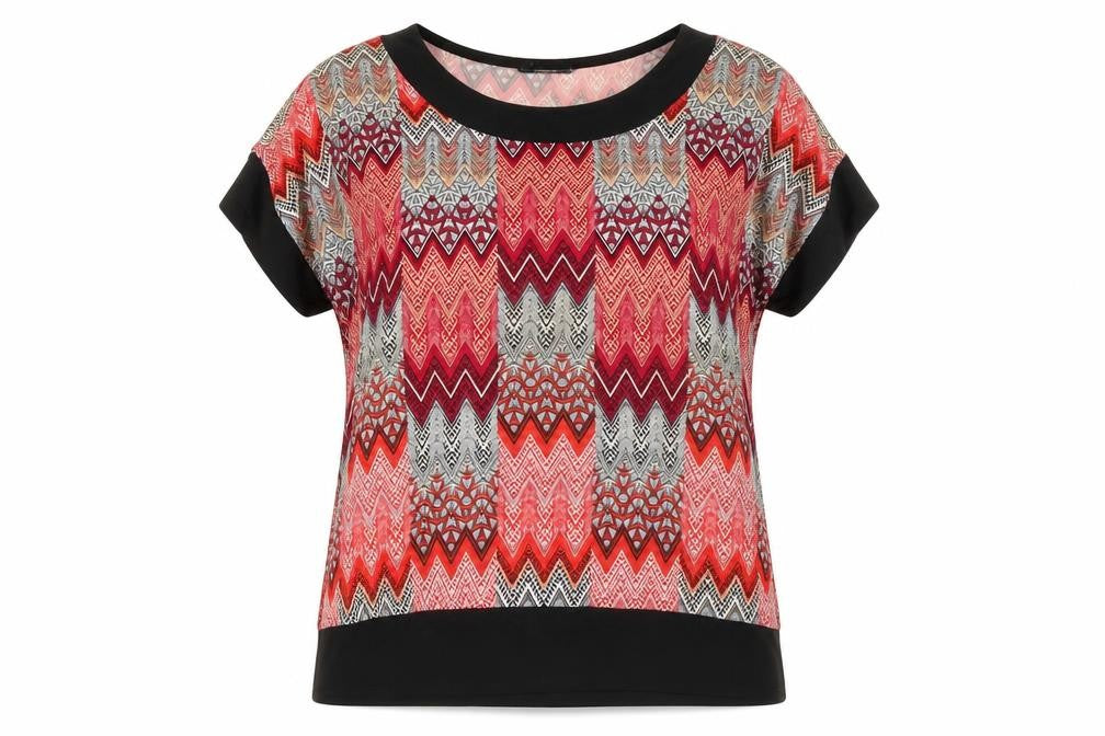 BM Womens Multicoloured Polyester Basic T-Shirt Size 22 Scoop Neck