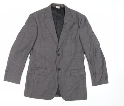 Next Mens Grey Wool Jacket Suit Jacket Size 38 Regular