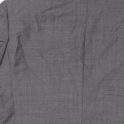 Next Mens Grey Wool Jacket Suit Jacket Size 38 Regular
