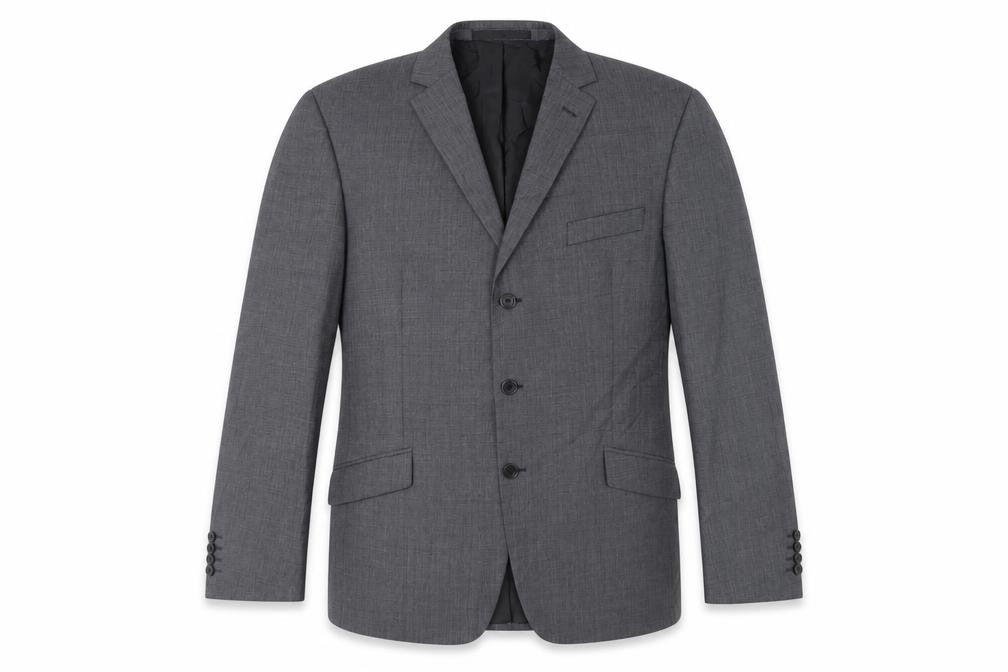 Marks & Spencer Mens Grey Polyester Jacket Suit Jacket Size 46 Regular