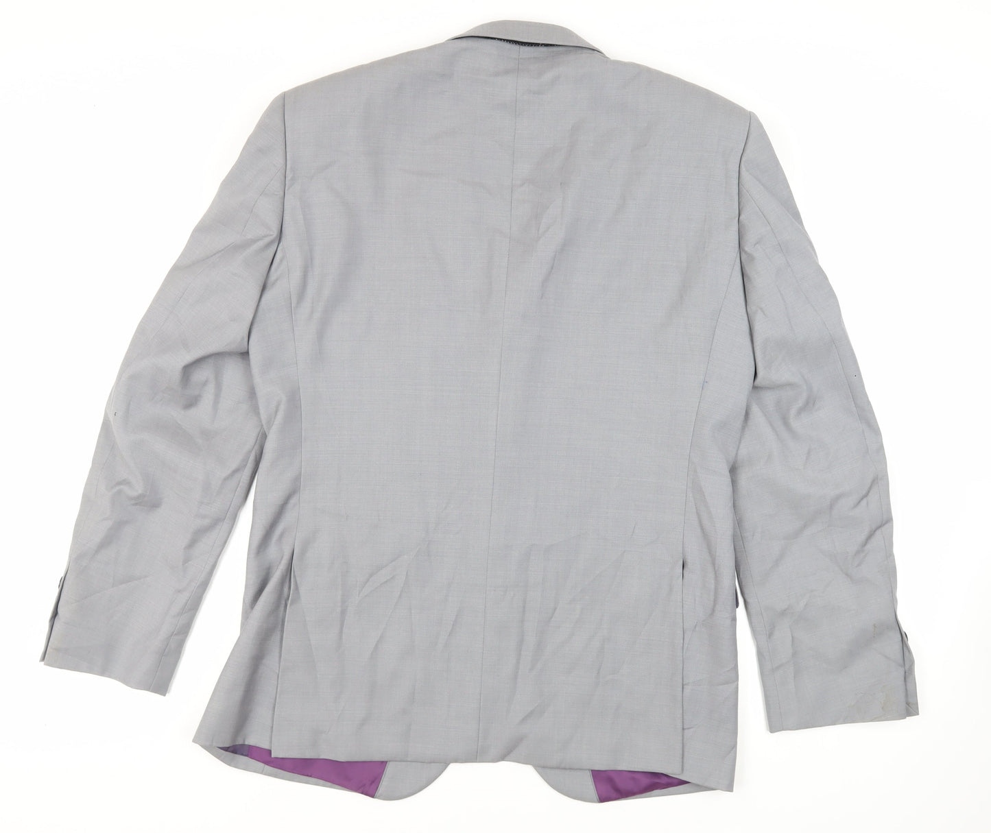 NEXT Mens Grey Wool Jacket Suit Jacket Size 40 Regular