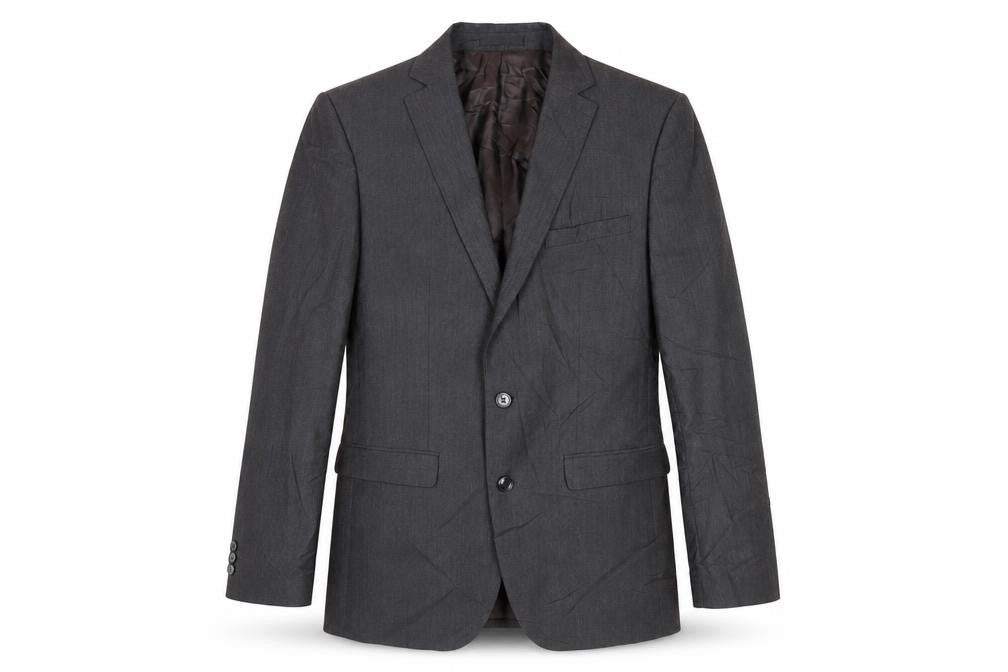 Zara Man Mens Black Polyester Jacket Suit Jacket Size 38 Regular