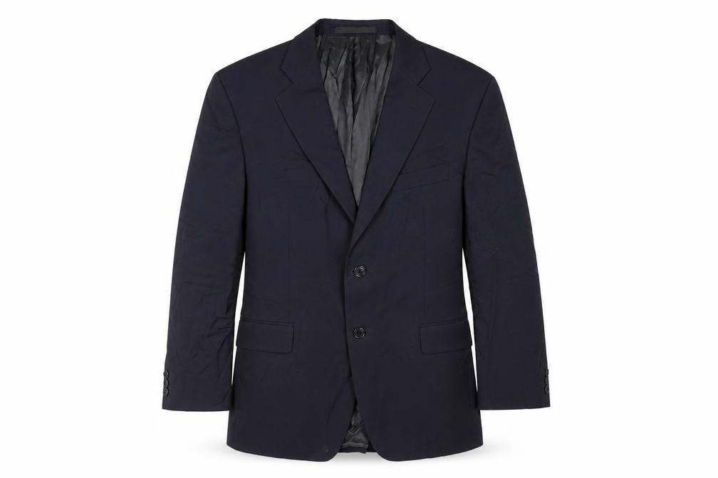 Marks & Spencer Mens Blue Wool Jacket Suit Jacket Size 40 Regular