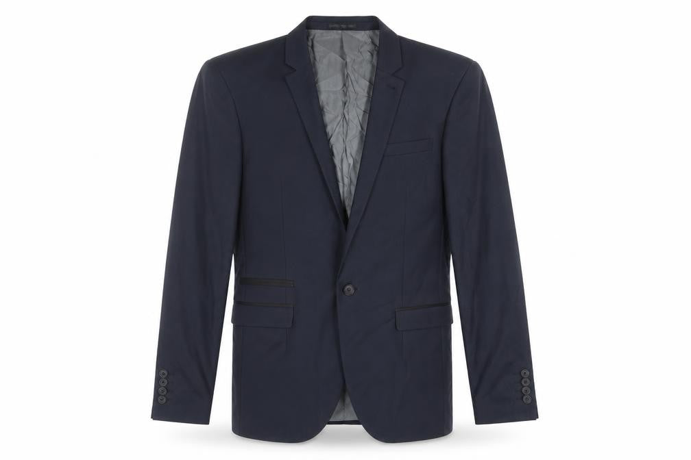 NEXT Mens Blue Polyester Jacket Suit Jacket Size 38 Regular