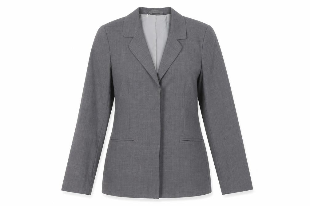 BHS Womens Grey Jacket Blazer Size 12 Button