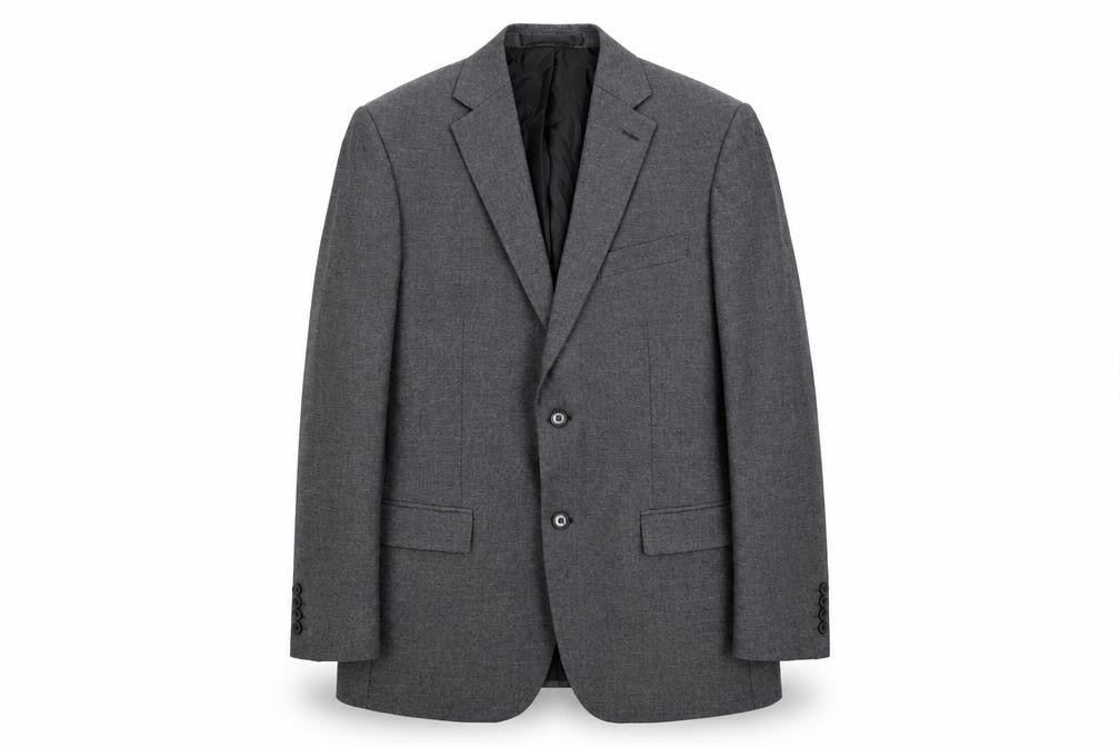 Marks & Spencer Mens Grey Polyester Jacket Suit Jacket Size 40 Regular