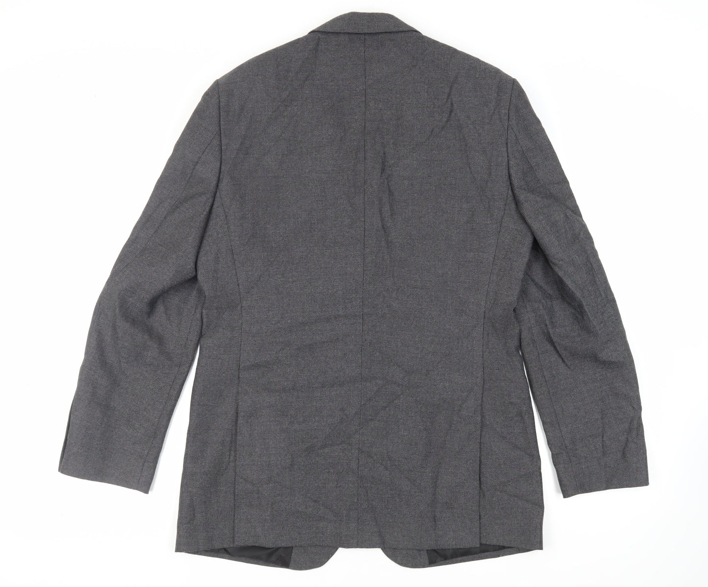 Marks and Spencer Mens Grey Polyester Jacket Suit Jacket Size 40 Regular