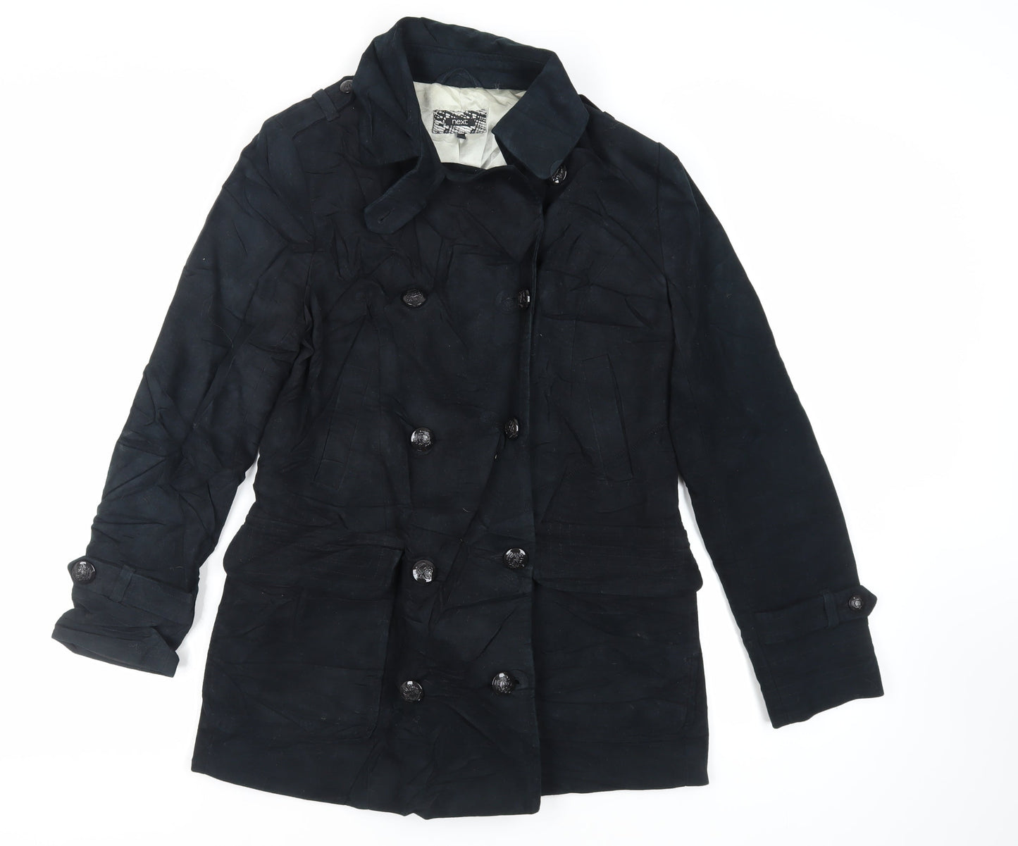 NEXT Womens Black Jacket Size 12 Button