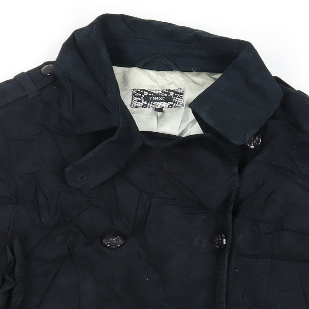 NEXT Womens Black Jacket Size 12 Button