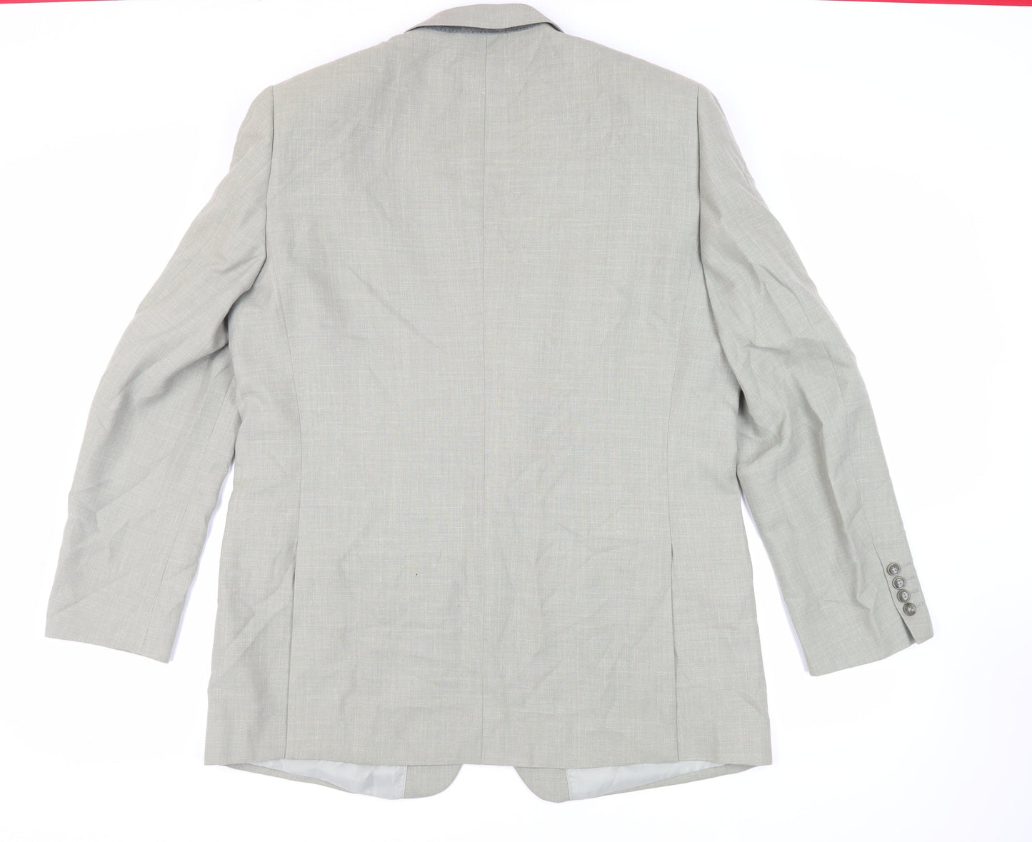 Brook Taverner Mens Green Polyester Jacket Suit Jacket Size 44 Regular