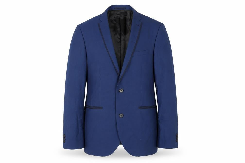 NEXT Mens Blue Polyester Jacket Suit Jacket Size 42 Regular