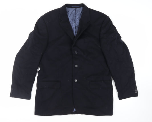 Ultimo Mens Blue Jacket Blazer Size 42 Button