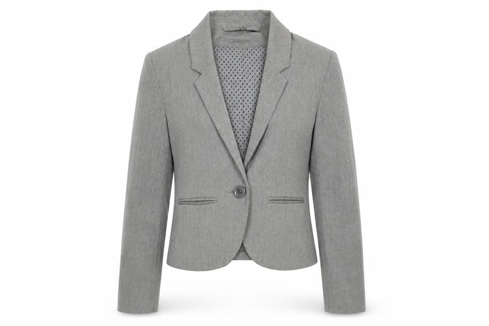 Divided by H&M Womens Grey Jacket Blazer Size 6 Button