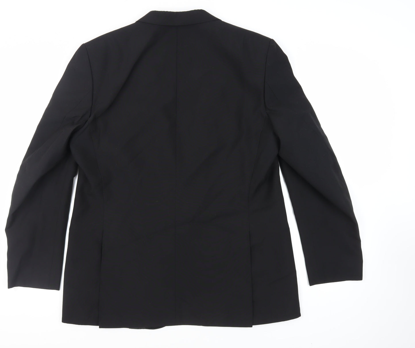 Chatsworth Mens Black Polyester Tuxedo Suit Jacket Size 46 Regular