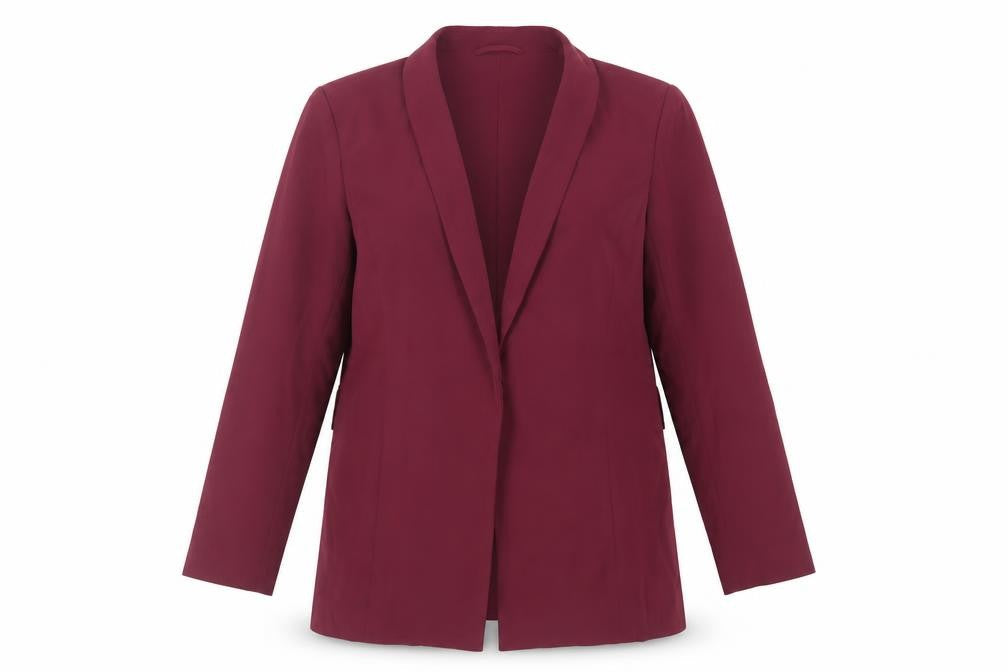 Y.A.S Womens Purple Jacket Blazer Size L Snap