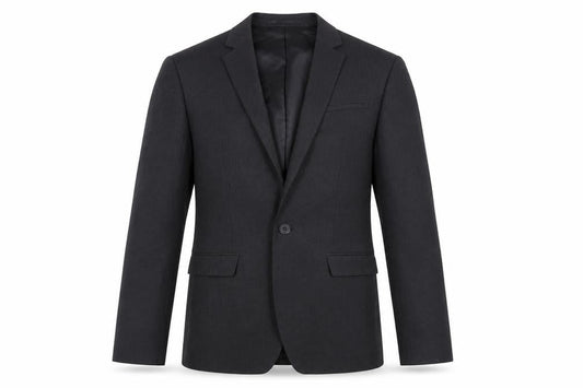 Label Lab Mens Black Polyester Jacket Suit Jacket Size 36 Regular