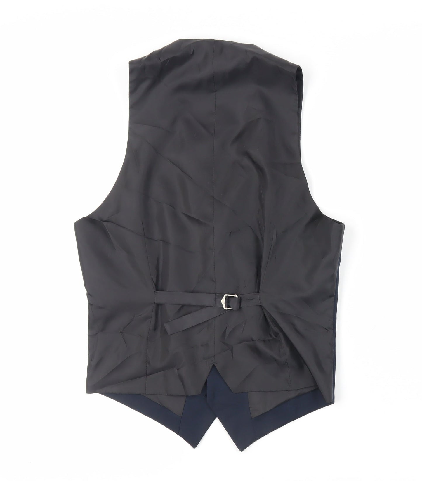 OneSixFive Mens Blue Polyester Jacket Suit Waistcoat Size 36 Regular