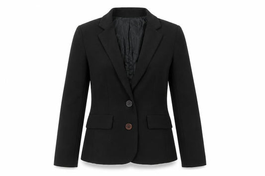 marka MRK Womens Black Jacket Blazer Size S Button
