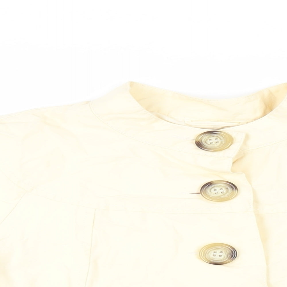 Marks and Spencer Womens Yellow Jacket Size 16 Button