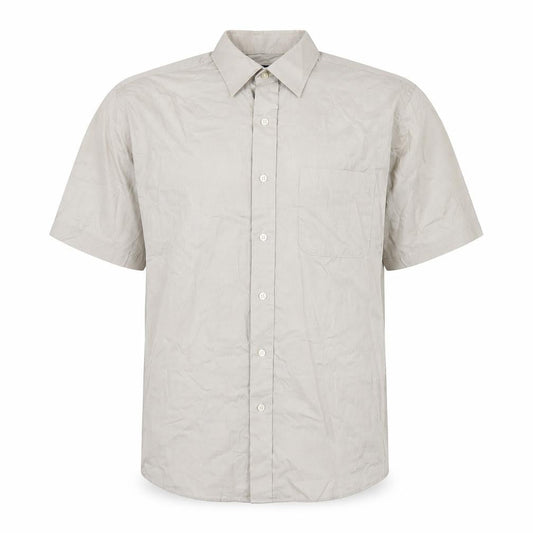 John Ashford Mens Brown Cotton Button-Up Size L Collared Button