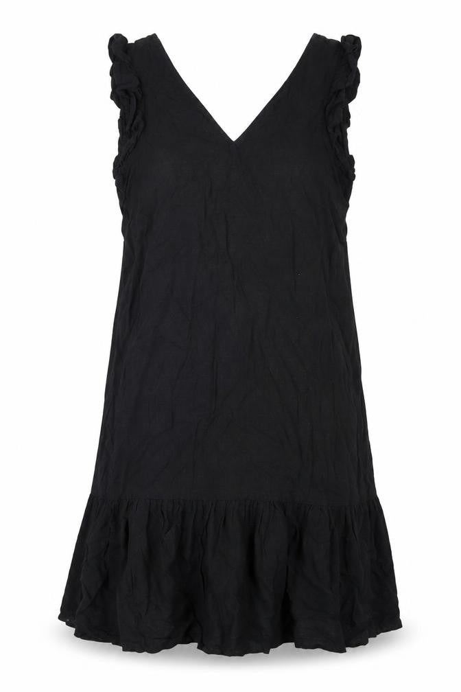 NEXT Womens Black Viscose A-Line Size 14 V-Neck Pullover