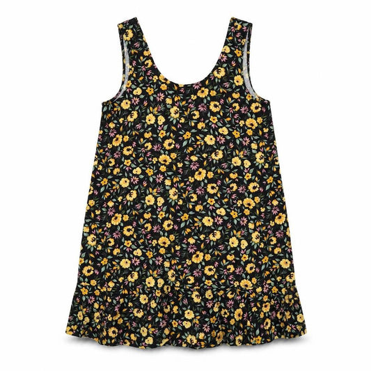 Mango Womens Multicoloured Floral Polyester Tank Dress Size M Scoop Neck Pullover