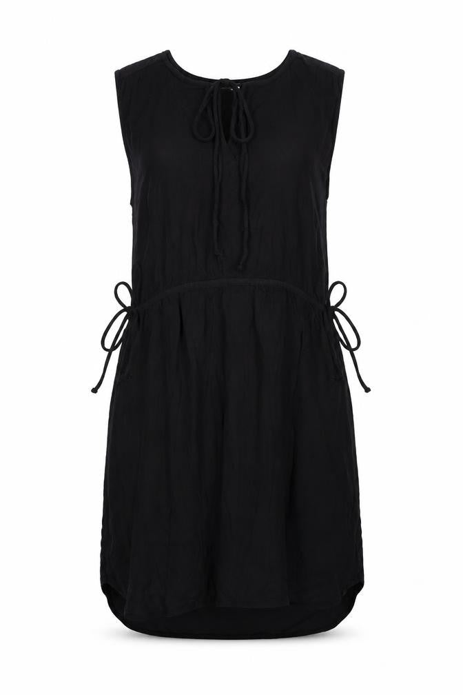 H&M Womens Black Viscose A-Line Size S V-Neck Pullover