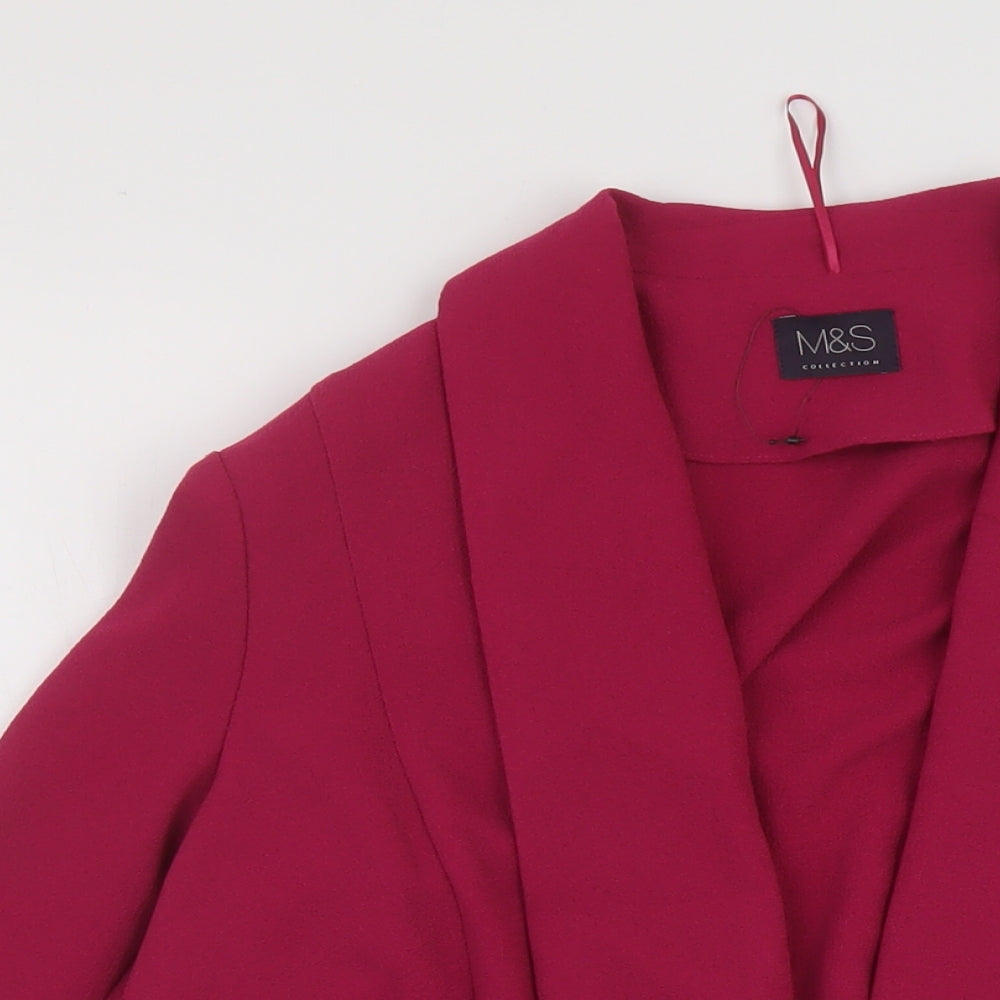 Marks and Spencer Womens Pink Jacket Size 10