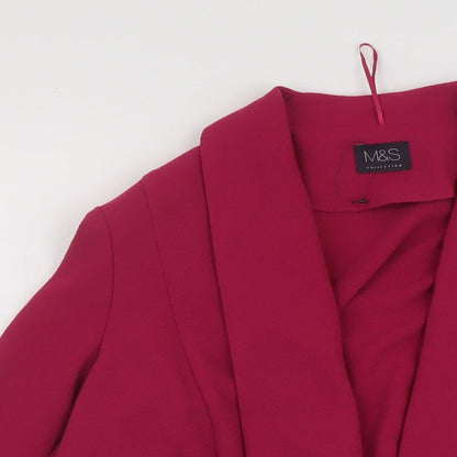 Marks & Spencer Womens Pink Jacket Size 10