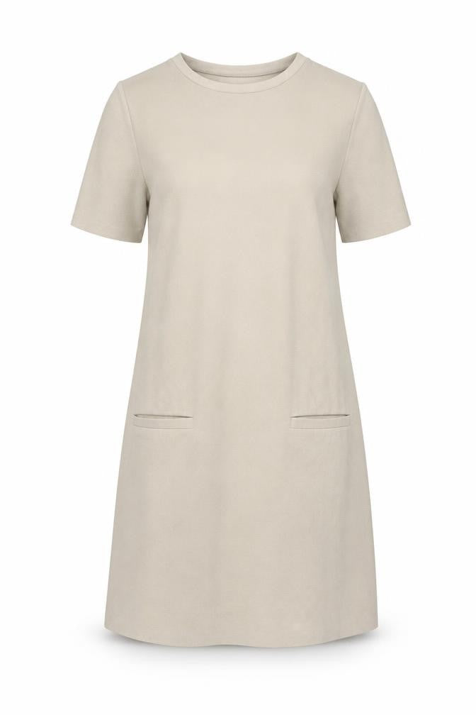 Zara Womens Beige Polyester A-Line Size M Round Neck Pullover